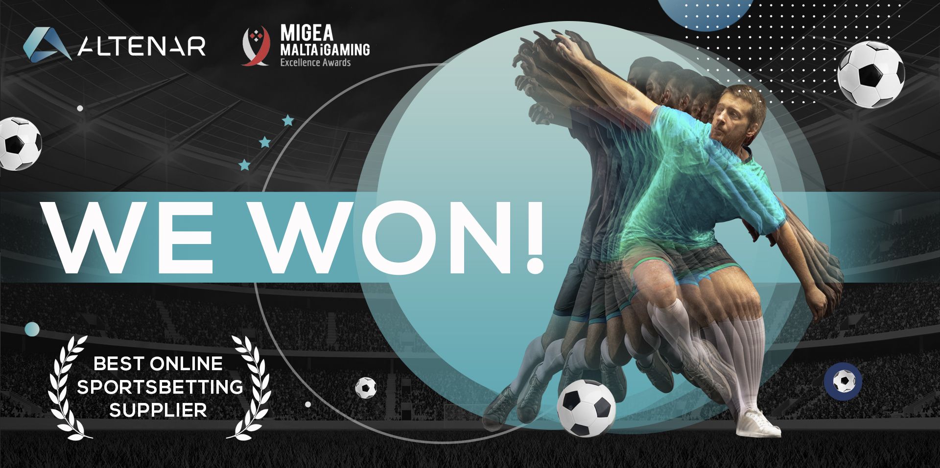 We won! Best Online Sports Betting supplier! 2