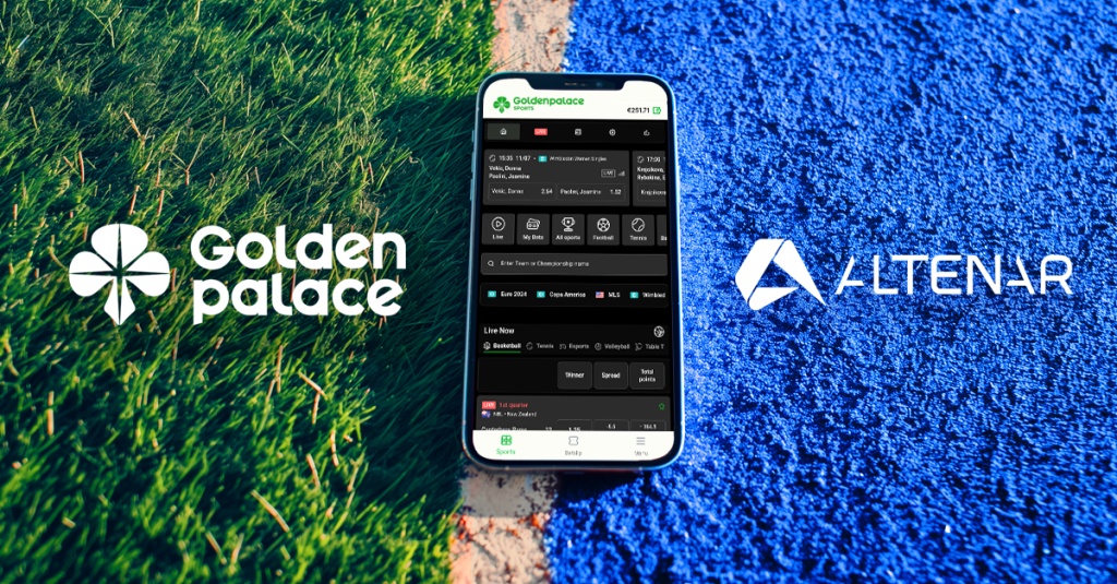 Altenar app goes live with Golden Palace