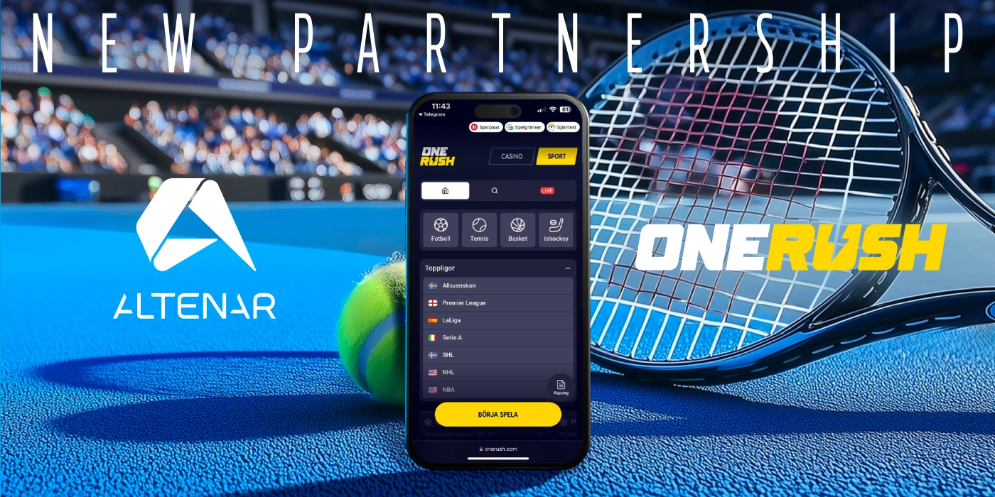 Altenar partners with Onerush for Swedish sportsbook launch
