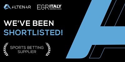 We’ve Been Nominated For Sports Betting Supplier At EGR Italy! 